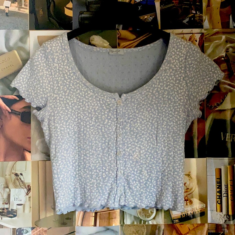 COPY - John Galt Light Blue Zelly Top